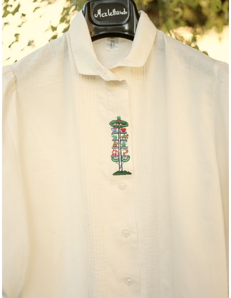 CAMICIA tg.50 VINTAGE STILE TIROLESE