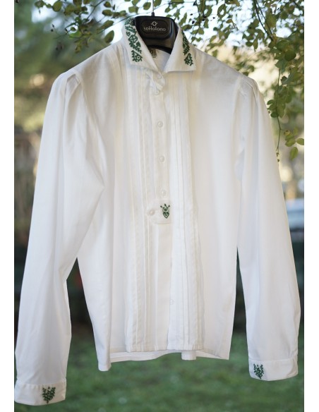 CAMICIA  IN STILE TIROLESE  tg 42/44