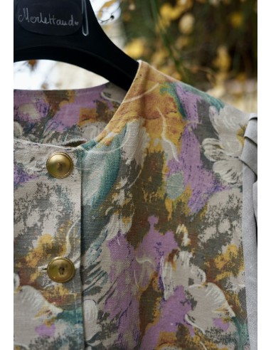 GIACCA STILE TIROLESE  tg.8 LINO