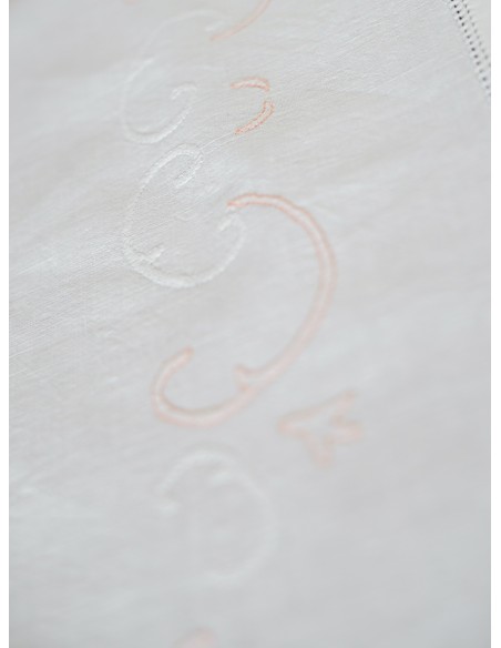 LENZUOLINO /ASCIUGAMANO RICAMATO A MANO  130x74cm