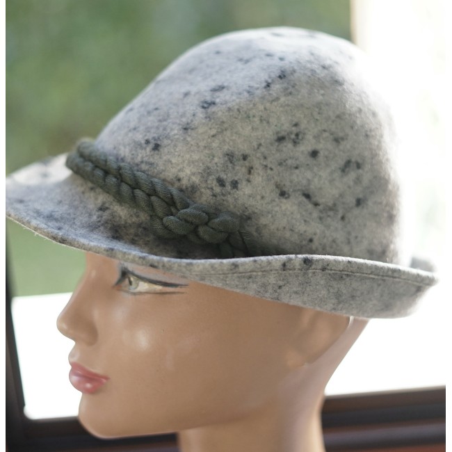 CAPPELLO VINTAGE STILE TIROLESE tg 55 circa