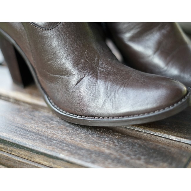 SCARPE STIVALI STIVALETTO DONNA  N* 38 MARRONE...
