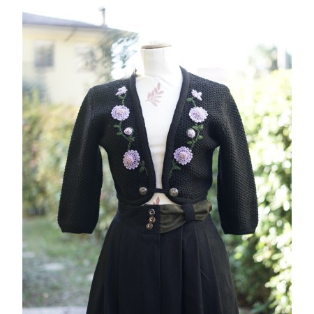 SOPRABITO MAGLIA GOLFINO  tg.42/44 NERO CORTO