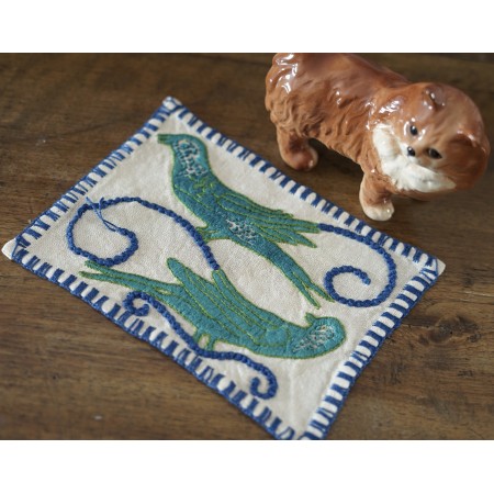 ANTICO CENTRO RICAMATO A MANO 110x35 cm