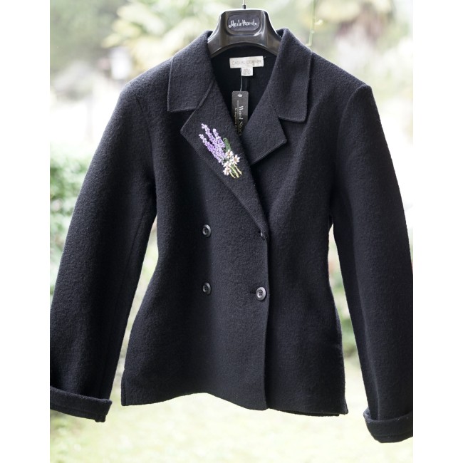 GIACCA DONNA LANA  RICAMATA TG. 46 /L Casual...