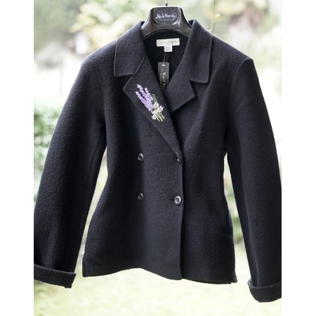GIACCA DONNA LANA  RICAMATA TG. 46 /L Casual Corner