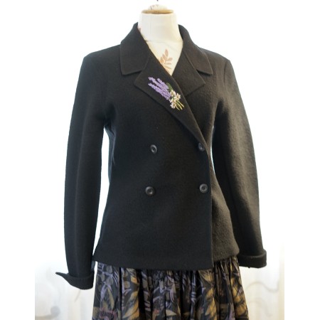 GIACCA DONNA LANA  RICAMATA TG. 46 /L Casual Corner
