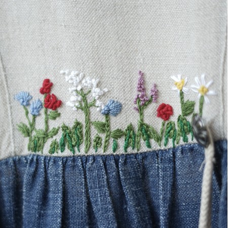 ABITO BAMBINA  IN STILE TIROLESE  tg. 134- 9 anni