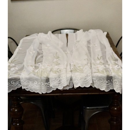 COPPIA TENDE FLOREALI 140x140 cm