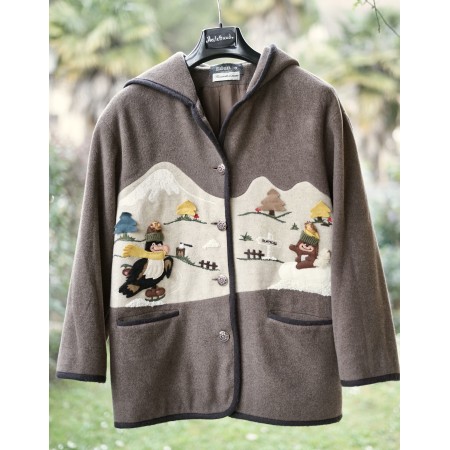 GIACCONE LANA & CASCHMERE  STILE TIROLESE TG M Eden