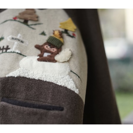 GIACCONE LANA & CASCHMERE  STILE TIROLESE TG M Eden