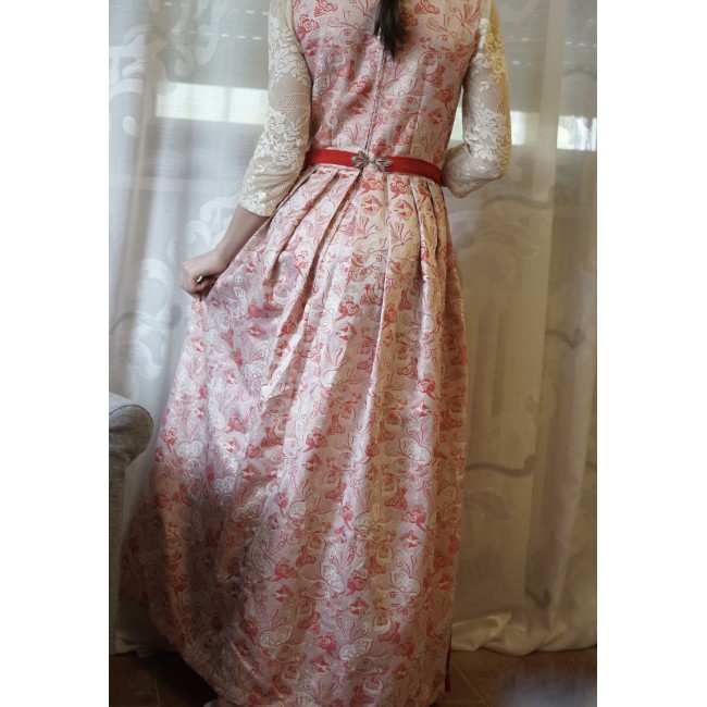 ELEGANTE LUNGO ABITO DIRNDL TIROLESE  tg 40 it....