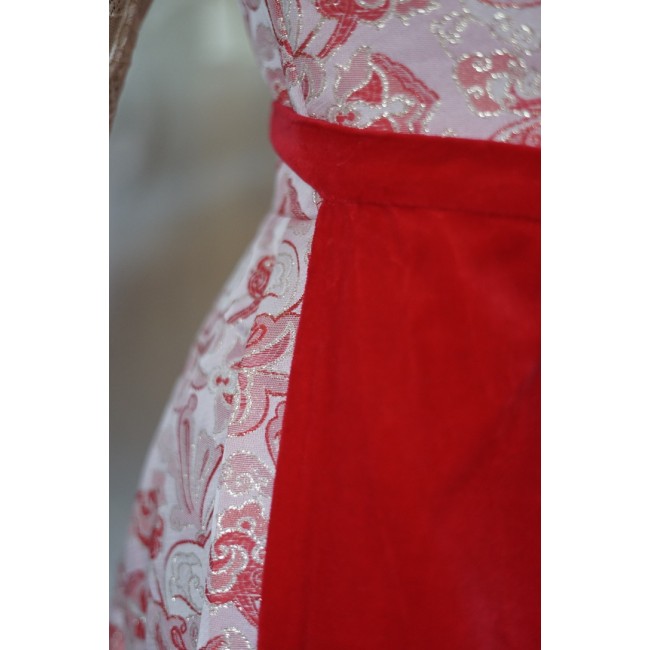 ELEGANTE LUNGO ABITO DIRNDL TIROLESE  tg 40 it....