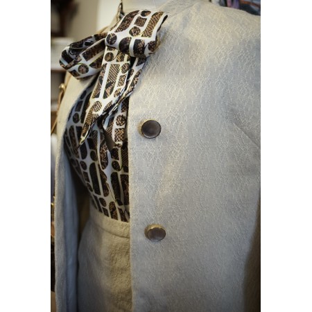 COMPLETO tg. 36 GIACCA  + MINI GONNA VINTAGE ANNI '60/'70