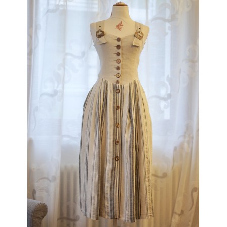 ABITO STILE TIROLESE  tg.40 it  BEIGE