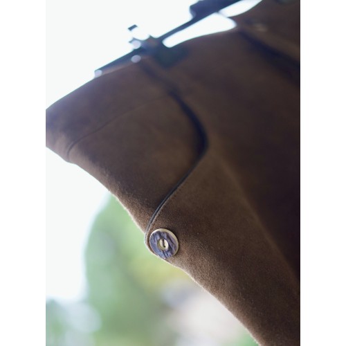 PANTALONCINI tg. 64 IN PELLE STILE TIROLESE BAVARESE 2