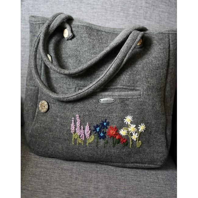 BORSA ARTIGIANALE SHOPPER MORBIDA TIROLESE IN LANA