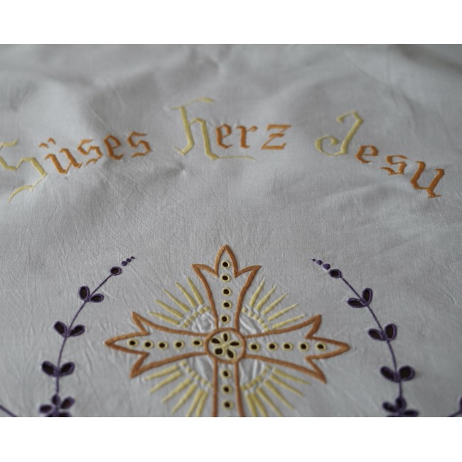 ANTICA TOVAGLIETTA DA ALTARE 82x78cm