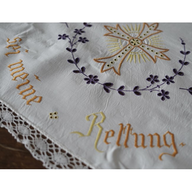 ANTICA TOVAGLIETTA DA ALTARE 82x78cm