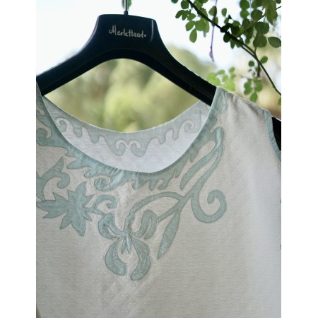 ANTICO COMPLETO  SOTTOVESTE /CAMICIA DA NOTTE  + MATINE'