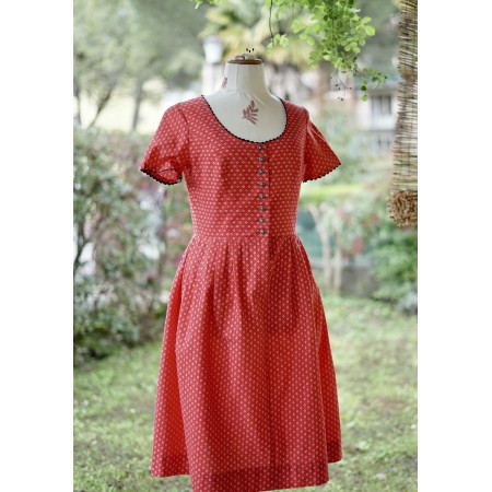 ABITO STILE TIROLESE DIRNDL  tg.44 it. Vintage