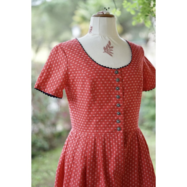 ABITO STILE TIROLESE DIRNDL  tg.44 it. Vintage