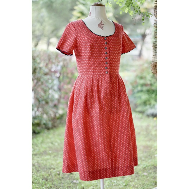 ABITO STILE TIROLESE DIRNDL  tg.44 it. Vintage
