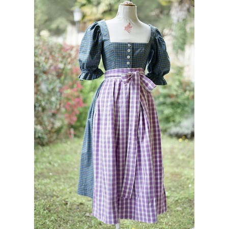 ABITO STILE TIROLESE DIRNDL  tg.34/36 it.