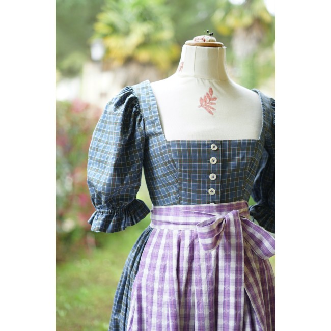 ABITO STILE TIROLESE DIRNDL  tg.36 it.