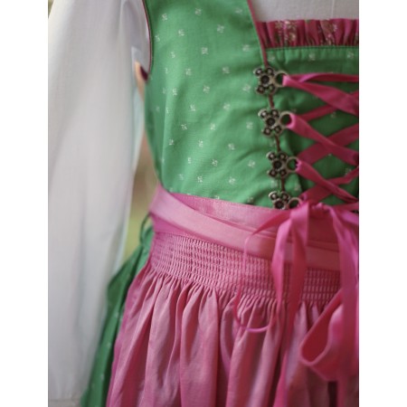 ABITO TIROLESE   tg.128 6/7 anni + GREMBIULE CAMICIA