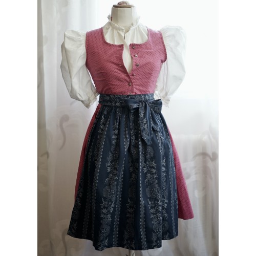 ABITO VINTAGE TIROLESE tg 38 it.   CAMICIA GREMBIULE