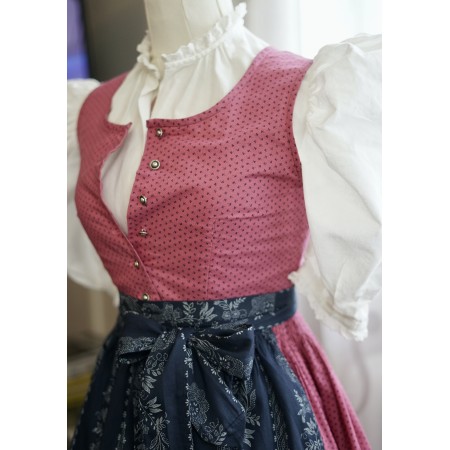 ABITO VINTAGE TIROLESE tg 36/38 it.  CAMICIA GREMBIULE