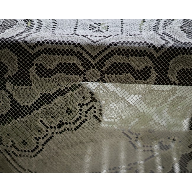 ANTICA TOVAGLIA  IN FILET A RETE 150x150 cm ca.