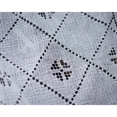 ANTICA TOVAGLIA  IN FILET A RETE 150x150 cm ca.