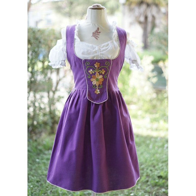 ABITO TIROLESE tg. 44 it. Dirndl  Vintage