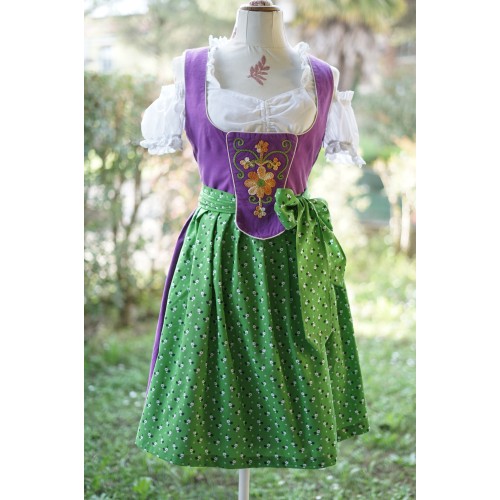 ABITO TIROLESE tg. 44 it. Dirndl  Vintage