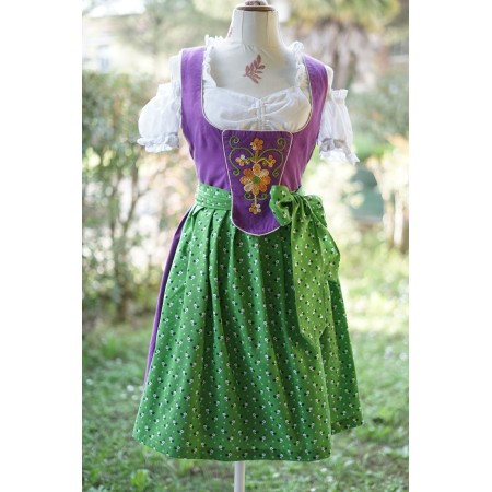 ABITO TIROLESE tg. 44 it. Dirndl  Vintage