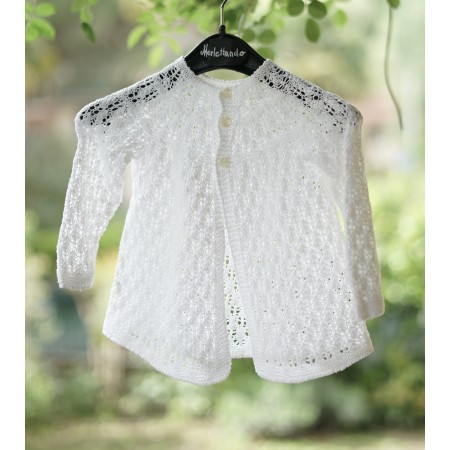 GOLFINO VINTAGE NEONATO  COTONE REALIZZATO A MANO