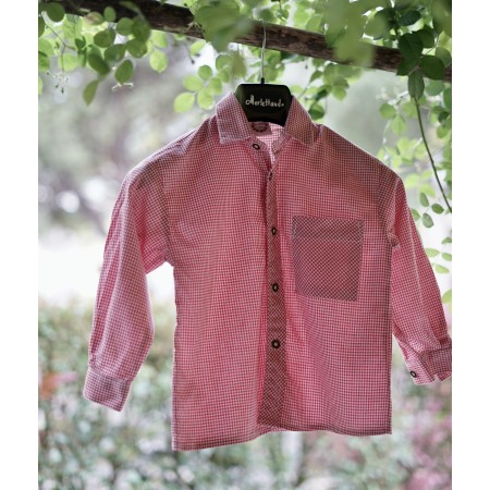 CAMICIA  BAMBINO IN STILE TIROLESE TG 92 circa