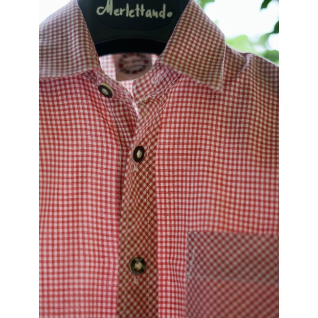 CAMICIA  BAMBINO IN STILE TIROLESE TG 92 circa