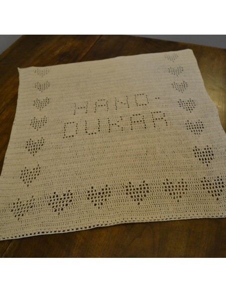 TENDINA REALIZZATA AD UNCINETTO 50x54cm