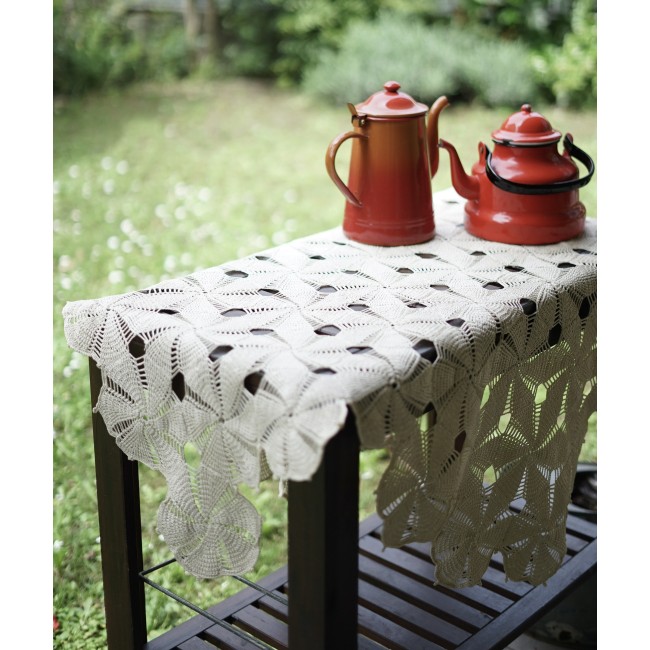 TOVAGLIETTA UNCINETTO REALIZZATA A MANO 95x95 cm