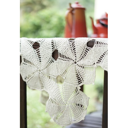 TOVAGLIETTA UNCINETTO REALIZZATA A MANO 95x95 cm