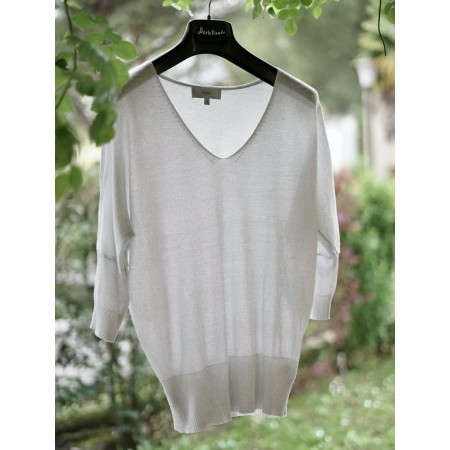 MAGLIA LEGGERA ARGENTATA tg.M circa