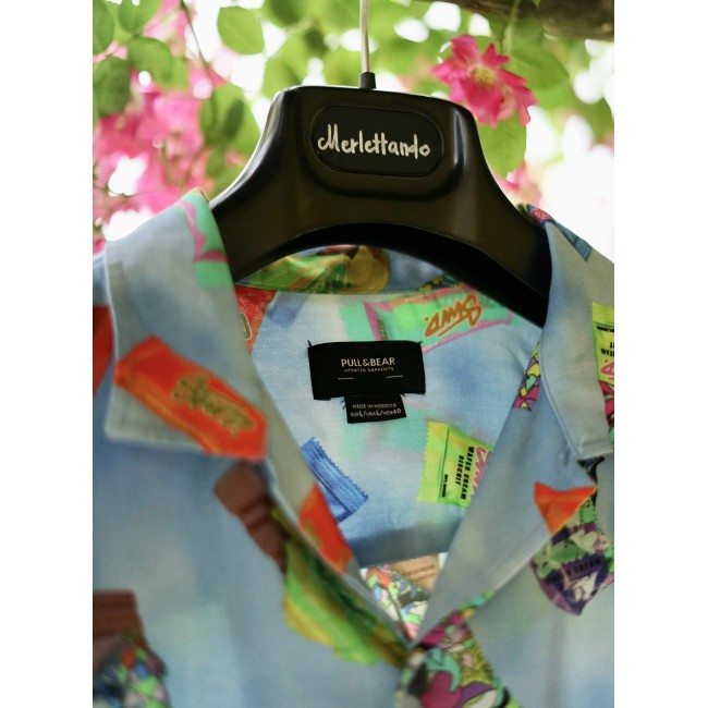 CAMICIA ESTIVA  UOMO  TG L  Pull&Bear