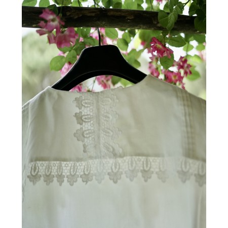 CAMICETTA CON  PIZZO  TG.48 it. VINTAGE