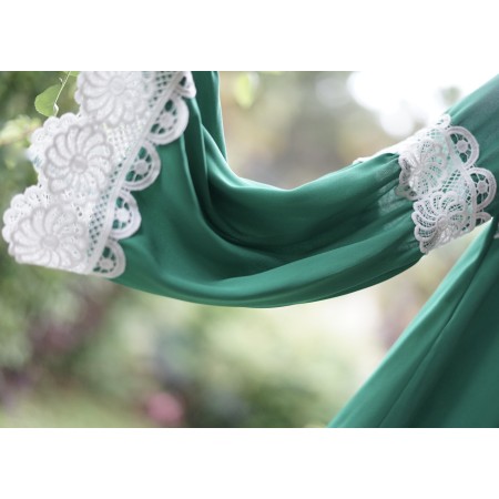 CAMICETTA VERDE CON  PIZZO  TG.S