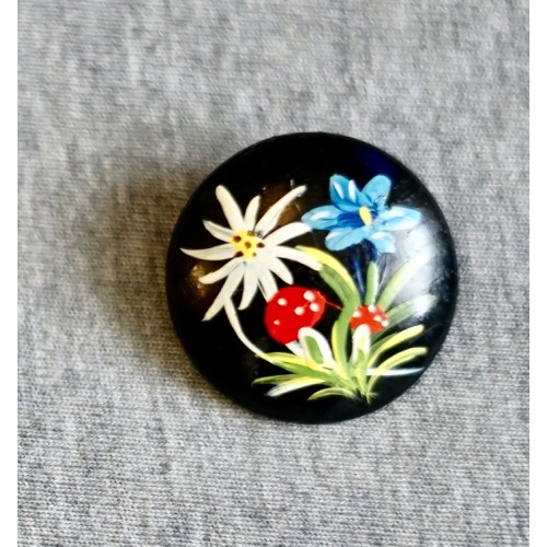 SPILLA  TIROLESE  IN LEGNO diam. 3 cm