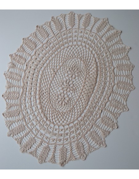 TOVAGLIETTA  REALIZZATA A MANO AD UNCINETTO 70x88