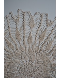 TOVAGLIETTA  REALIZZATA A MANO AD UNCINETTO diam.73